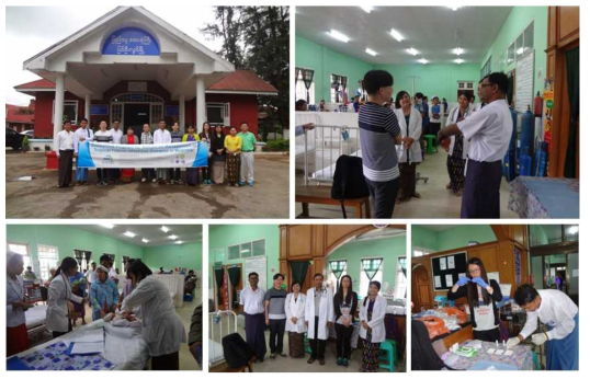 Pyin Oo Lwin General Hospital 방문- 열성감염질환 진단 관련 현장 실습 교육