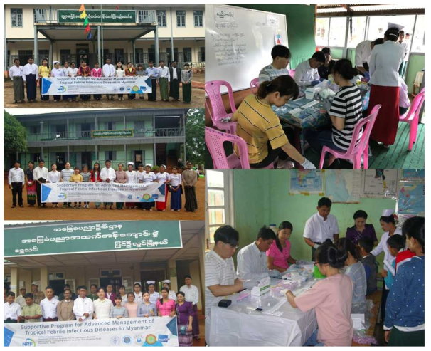 Pyin Oo Lwin 지역 고등학교에서 열성감염질환 예방교육 및 진단 관련 교육훈련