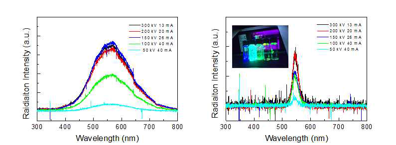 방사선 신틸레이터 CsI(Tl) 와 CsPbBr3 의 방사선 측정