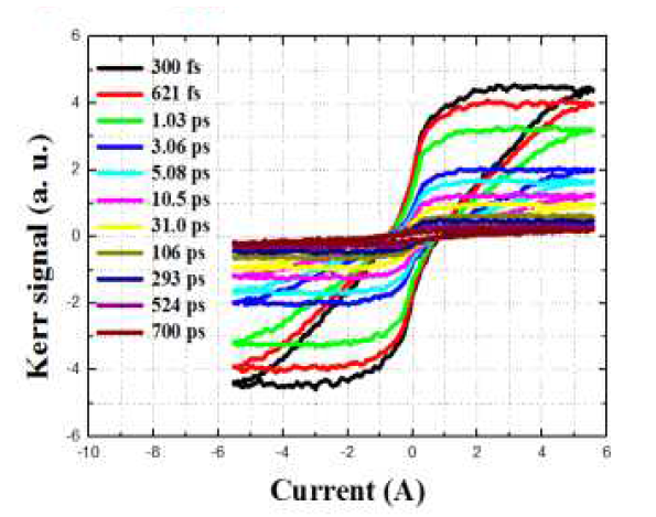 [Co(0.6 nm)/Pt(0.6 nm)]15의 Kerr hysteresis loop