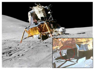 Apollo 15의 달 표면 착륙 사례(엔진부 손상)