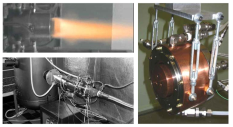 Rotating detonation engine in Europe and Asia, (upper-left) China, (lower-left) Poland, (right) France