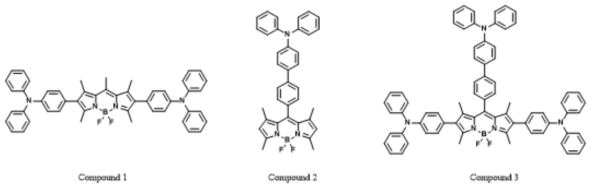 소수성 BODIPY-TPA 유도체의 분자 구조