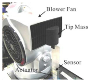 Experimental setting for control of galloping structure