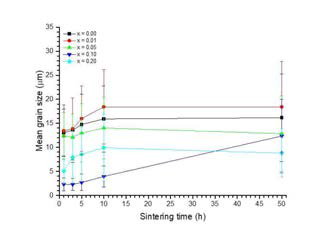 Mean matrix grain size