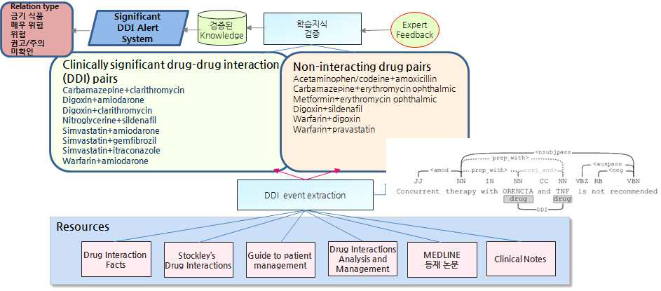 개체 간 상호 작용 분석을 통한 중요한 약물 상호작용(significant Drug-Drug Interaction) alerting의 예
