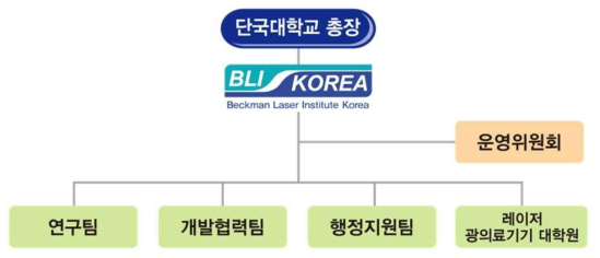 BLI-Korea 조직도