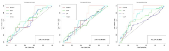 설문구조에 따른 ROC비교 분석 결과