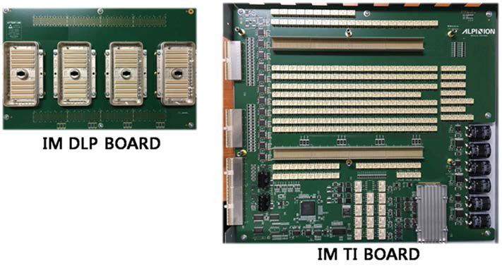 Transducer Interface 부 (IM DLP & TI Board)