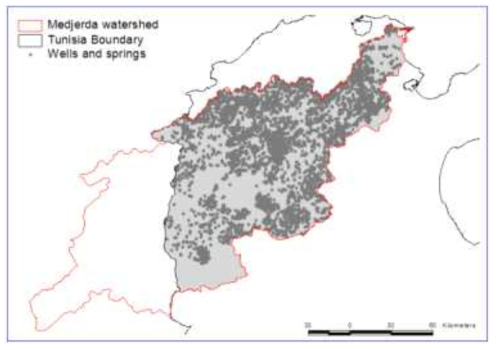 Current state of groundwater well in Medjerda basin