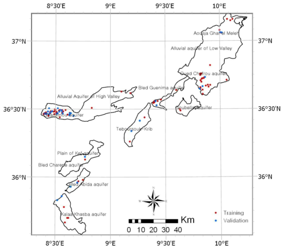 Major aquifer of M​ edjerda basin