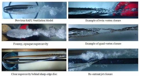분사형 초공동 실험(SAFL, 미국)