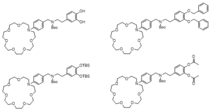 catechol을 포함하는 aza-21-crown-7 ether 계열 유도체