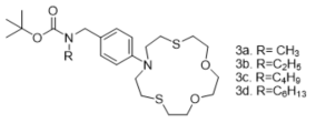 aza-15-thio crown-5 ether 유도체의 구조