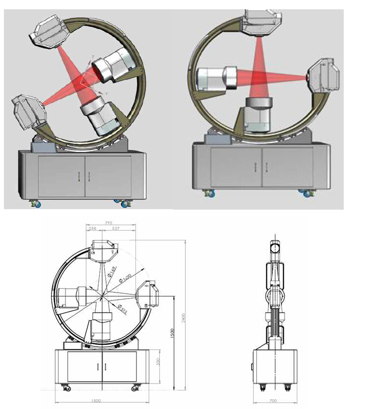 Biplane G-Arm 설계도