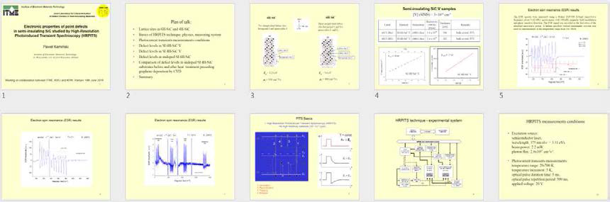 ITME 발표자료_연구동향 (Deep-level transient spectroscopy, DLTS)