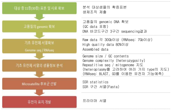 본 과업의 전반적인 주요내용의 도해