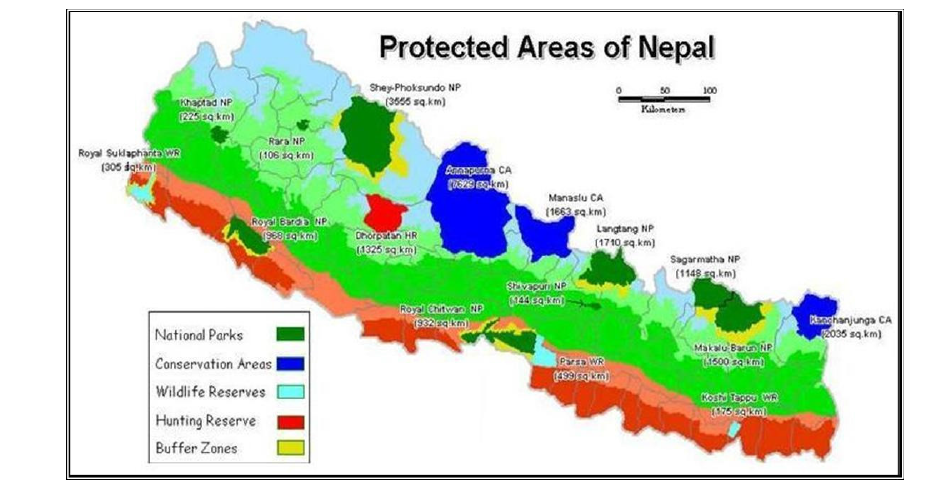 Nepal의 보호지역