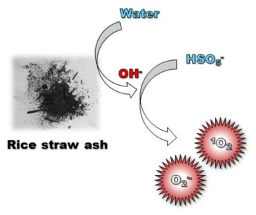 볏짚재와 일과황산염의 반응 메커니즘