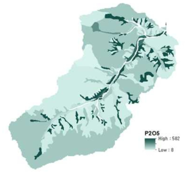 Biomass 질 평가를 위한 자운천 내 P2O5