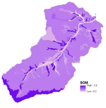 Buffer 질 평가를 위한 자운천 내 토양 SOM