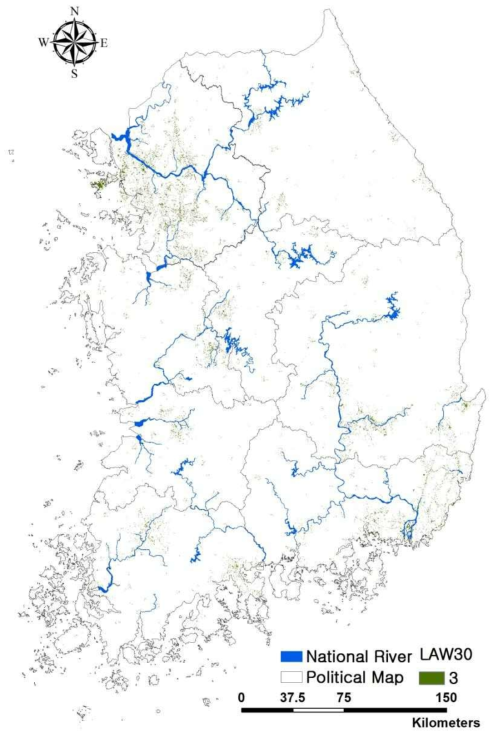 법제적 평가기준 30 등급도