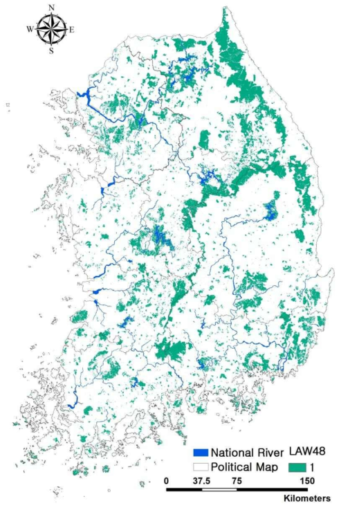 법제적 평가기준 48 등급도