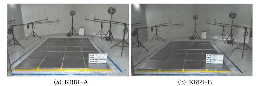 공명형 흡음판 시험품 설치