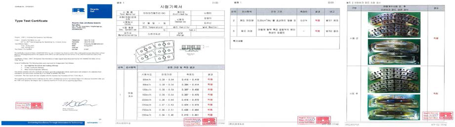 시제품의 공인 다이나모 성능 인증