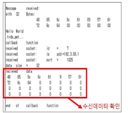 우진산전(RX) 수신결과