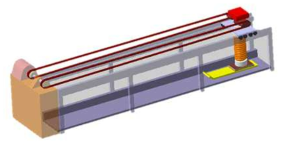 Linear rail model CAD modeling