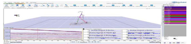Data extraction process with MotionAnalysis software