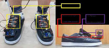 Shoe-type walking assistive device