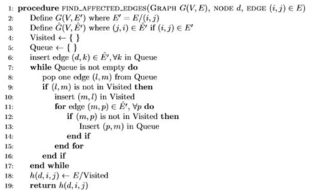 h(d,i,j)를 구하기 위한 heuristic algorithm