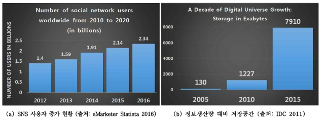 SNS 사용자 현황 및 정보생산량