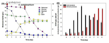 Clostridium acetobutylicum과 Clostridium tyrobutylicum을 이용한 폐해조류의 순차혼합발효 (sequential fermentation)