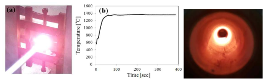 고온화염실험 및 온도와 정적 furnace 산화실험