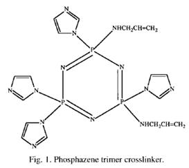 Phosphazene trimer crosslinker의 구조