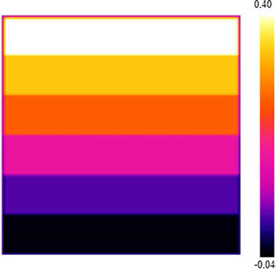 Phase image for coatings with different thickness by PT