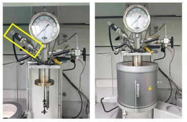 고압반응기 및 연료주입 밸브