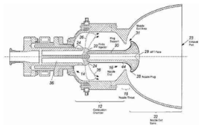 TRW의 로켓엔진 특허 모델