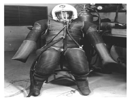 1957년 ILC dover 사에서 만든 pressure suit 시제품
