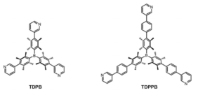 TDPB, TDPPB 화합물의 화학 구조
