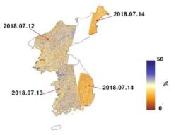 Sentinel-1A/B 기반 북한지역 및 남한지역 토양수분