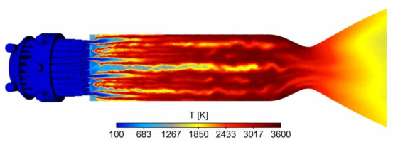 Combustion analysis of BKD multi injector combustor using AVBP