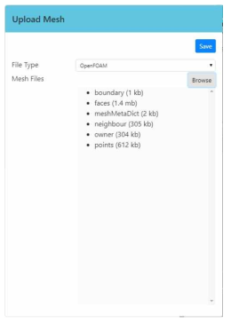 OpenFOAM mesh 업로드