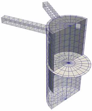 3-D UPTF 계산 격자 1