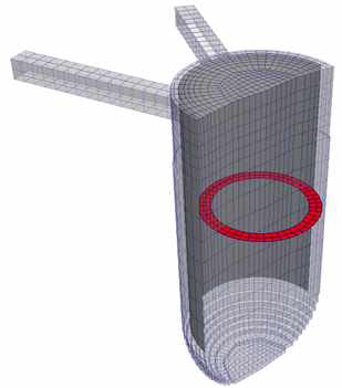 3-D UPTF 계산 격자 2