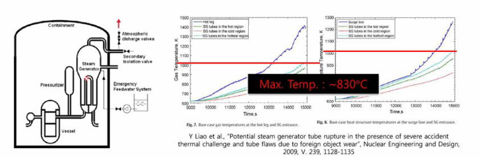 Risk of Radioactive Release and Temperature Profile of SG tube in Severe Accident Conditions