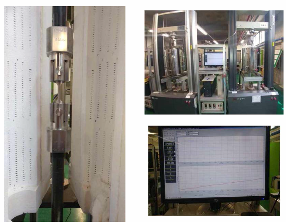 Test Set-up for Creep Tests